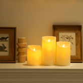 Salcar 3er Set LED Kerzen Batteriebetriebe